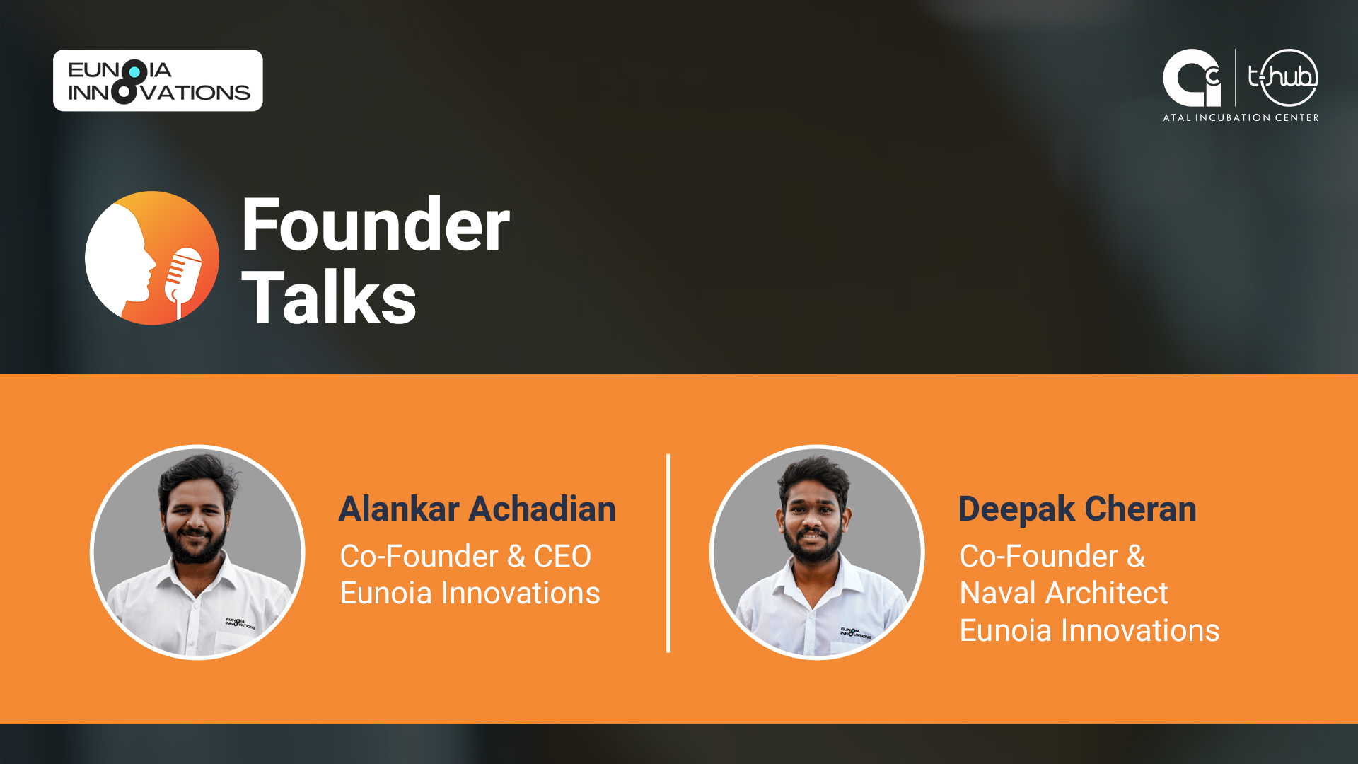 Eunoia Innovations: Transforming Oceans with Tech | AIC Founder Talks