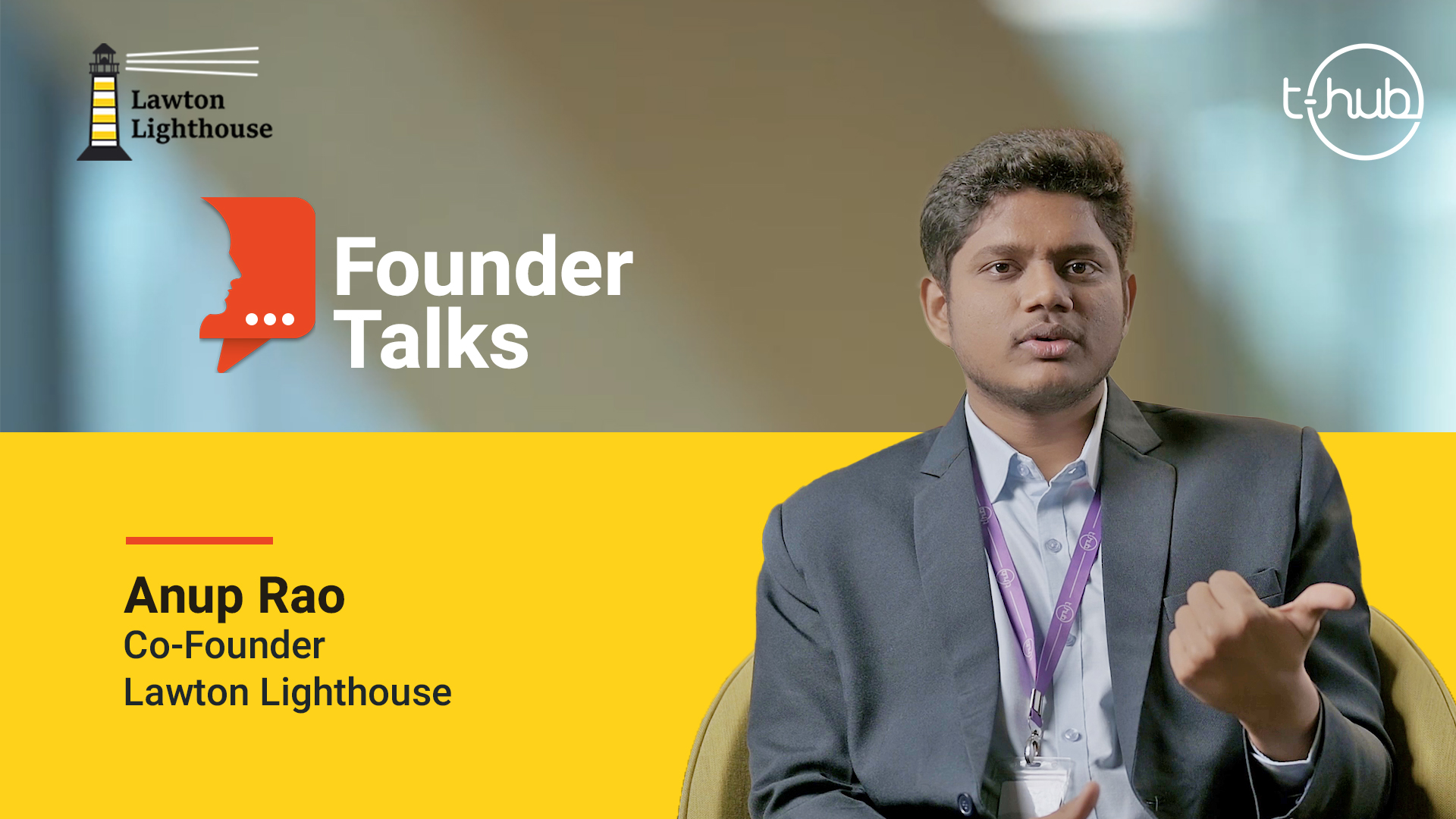 Lawton Lighthouse’s Ground Breaking Inventions | AIC T-Hub Founder Talks